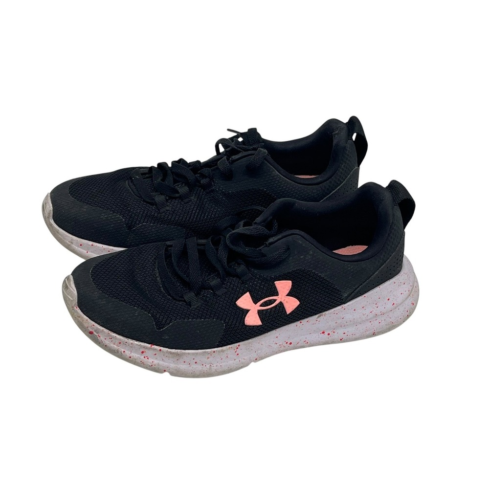 Under Armour UA Assert 10 Black Pink Women's Running Shoes Size 9